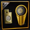 Set 2 món Cohiba bật lửa khò 3 tia có dao cắt và gạt tàn 1 điếu HB 196