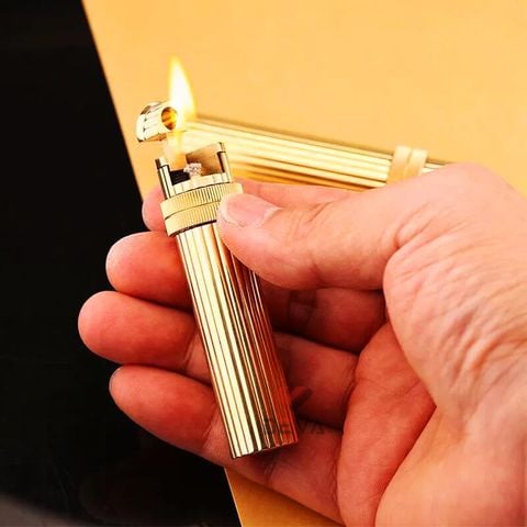Bật lửa thủ công đồng nguyên khối phong cách Hermes TC45