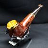 Tẩu Cigar thân gỗ đế tròn cán sừng Freesize TS20