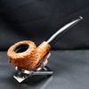 Tẩu Cigar cối rễ sần thân gỗ cán sừng Freesize TS23