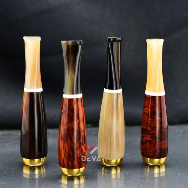 Tẩu size nhỏ 26-28 thân nối cán sừng TS26