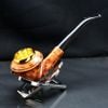 Tẩu Cigar cỡ lớn Freesize thân gỗ cán sừng TS28