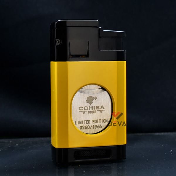 Bật lửa khò 3 tia kèm dao cắt Cohiba COB 196