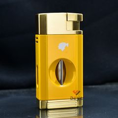 Bật lửa khò 2 tia kèm dao cắt chữ V Cohiba COB 198