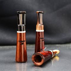 Tẩu mini thân gỗ cán sừng TS25