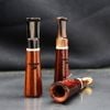 Tẩu Cigar mini thân gỗ cán sừng TS25
