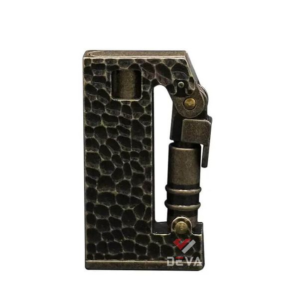 Bật lửa xăng đá chính hãng Dolphin vân gõ búa HY-752