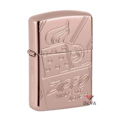 Zippo Armor Script Logo Collectible Rose Gold Z26
