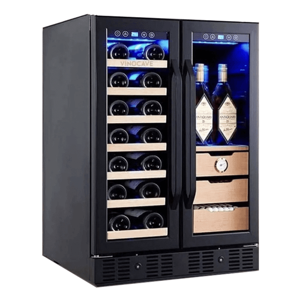 Tủ bảo quản Cigar rượu vang 2 trong 1 Vinocave CWC-150