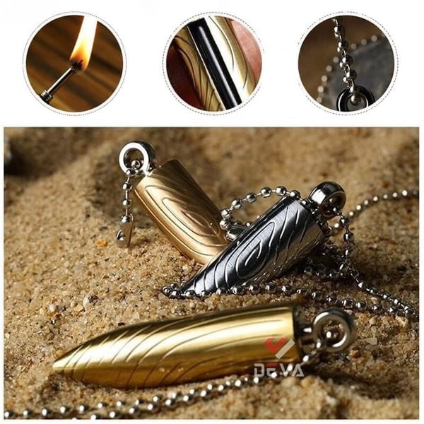 Móc khóa diêm xăng Dolphin hình vien đạn xoắn HY-668