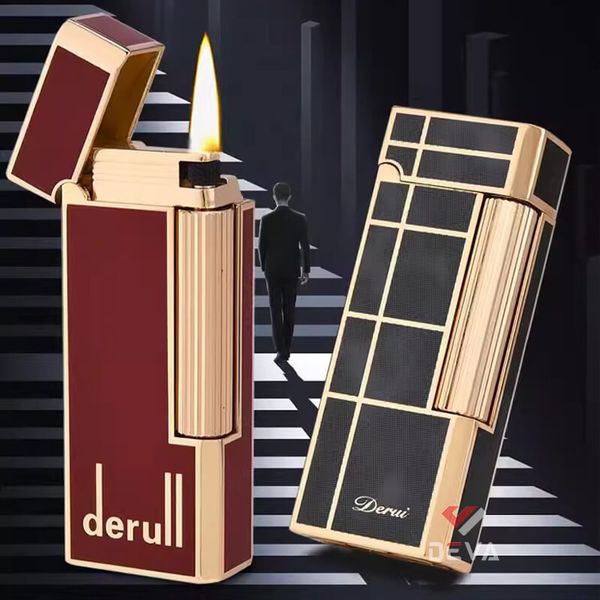 Bật lửa xăng đá chính hãng Derui phong cách thời trang DR517