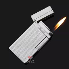 Bật lửa gas đá chính hãng Derui dáng mỏng DR700