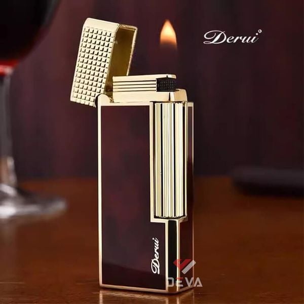 Bật lửa gas đá Derui phong cách thời trang Series DR3000