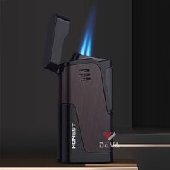 Bật lửa ga Honest khò 2 tia kèm đục BCZ 822