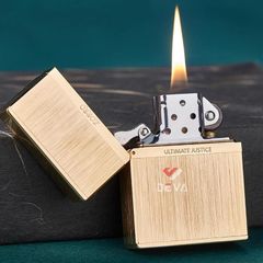 Bật lửa xăng đá chính hãng Zorro vỏ dày vân xước ZL7