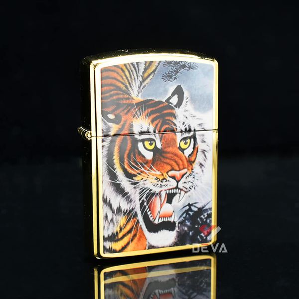 Bật lửa xăng đá Zorro in màu hình con hổ bản giới hạn Z91820
