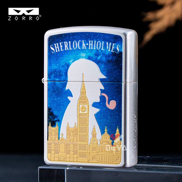 Bật lửa xăng Zorro thám tử Sherlock Holmes bản giới hạn Z2-1123
