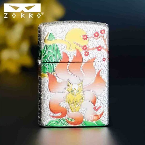 Bật lửa xăng đá Zorro hình Hồ Ly 9 đuôi bản giới hạn Z2-1137