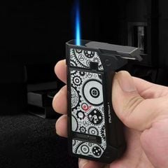 Bật lửa Honest khò 1 tia nắp mở tự động kèm đục Cigar BCZ 836