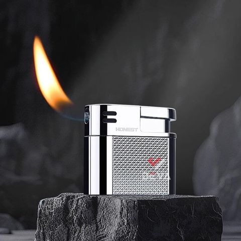 Bật lửa hút tẩu chính hãng Honest ngọn lửa chéo BCZ 827