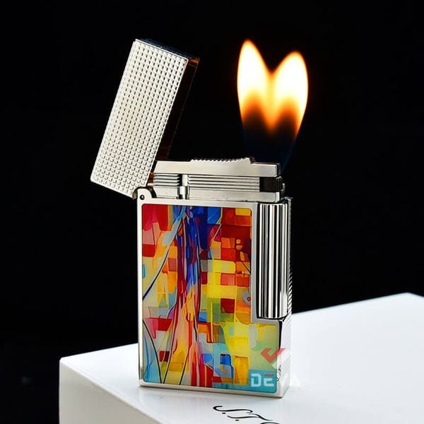 Dupont Hồng Kông Sơn Mài 2 Lửa Chủ Đề Nghê Thuật Graffity D2C13