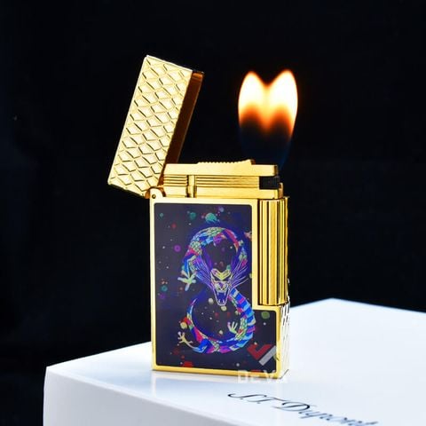 Dupont Hồng Kông Sơn Mài 2 Lửa Chủ Đề Rồng Châu Á D2C14