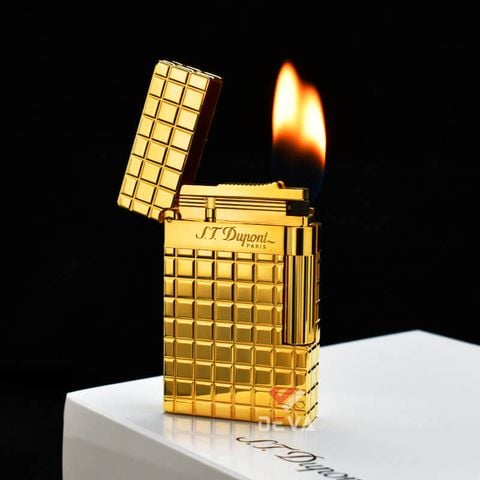 Dupont Hồng Kông 2 Lửa Chủ Đề Kẻ Ô Vuông Nổi D2C28