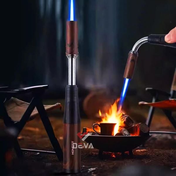 Bật lửa gas Honest khò đại 1 tia cổ dài uốn xoay 360 độ BCZ 845