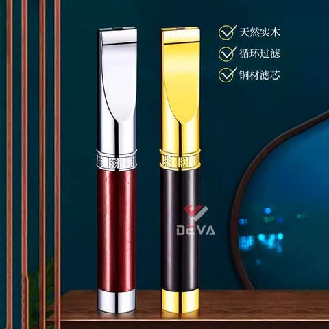 Tẩu lọc chính hãng Wosda vỏ ốp gỗ cho 4 size thuốc Series WSD-105