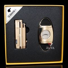 Set 2 món bật lửa và dao cắt Cohiba T14