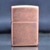 Zippo mạ đồng đỏ antique Copper Z204