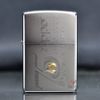 Zippo mạ Satin kỷ niệm Zippo 75 Z207