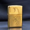 Zippo Vàng Khắc Hình Bọ Cạp Cách Điệu Z210