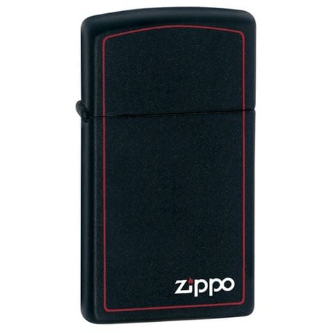 Zippo Slim sơn đen Z212