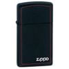 Zippo Slim sơn đen Z212