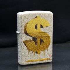 Zippo In Hình Đồng Đô La Nhỏ giọt Drippy Dollar Design Z214