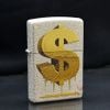 Zippo In Hình Đồng Đô La Nhỏ giọt Drippy Dollar Design Z214