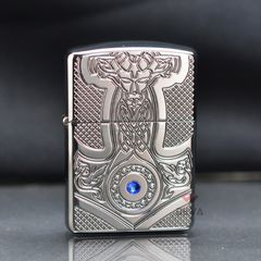 Zippo Armor Búa Thần Mjolnir Mediaval Design Z232