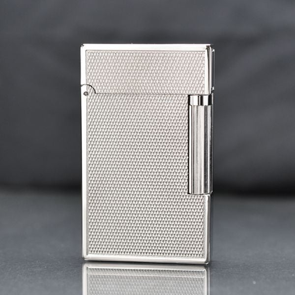 Bật lửa ST Dupont trắng ô vuông D139