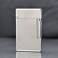 Bật lửa ST Dupont trắng ô vuông D139