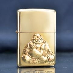 Zippo dán Emblem hình phật Di Lặc Z249