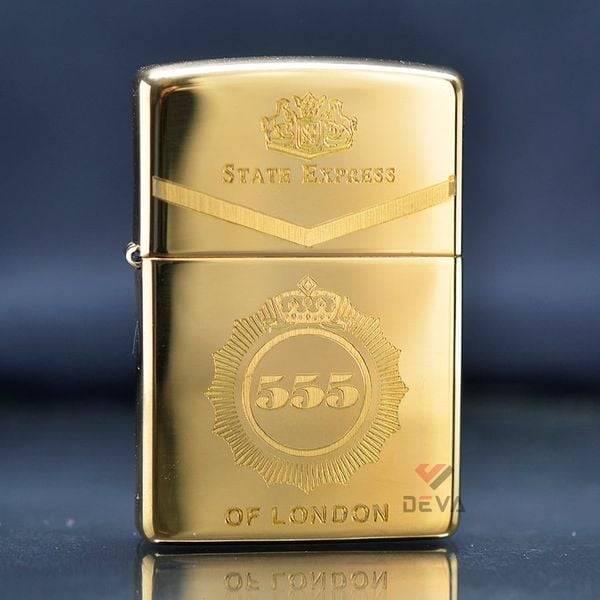 Zippo đồng khắc 555 of London Z251