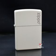 Zippo Sơn Trắng Nắp In Logo Z256