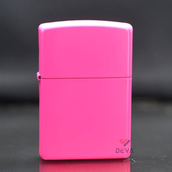 Zippo màu hồng nhạt neon 28886 mã ZT04