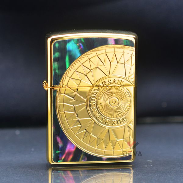 Zippo Bản Giới Hạn Khảm Trai Mặt La Bàn The Expansion Of Sail ZN01