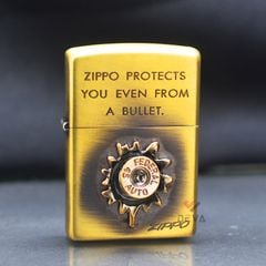 Zippo Ốp Emblem Viên Đạn Bắn ZN03