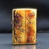 Zippo Đồng Cháy Khắc Sâu Sư Tử Hoàng Gia ZN07