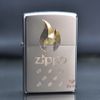 Zippo Satin khắc biểu tượng ngọn lửa ZK06