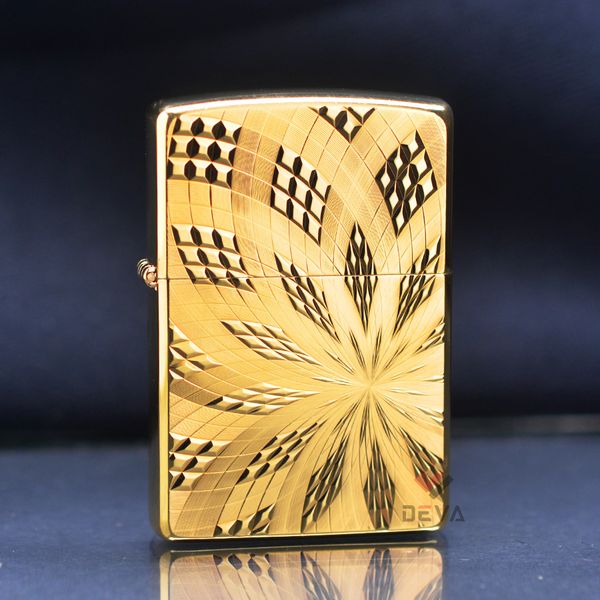 Zippo mạ vàng Gold Plate ZN20