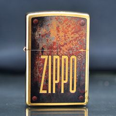 Zippo Mỹ chính hãng chủ đề mô phỏng Rusty Plate Design Z280